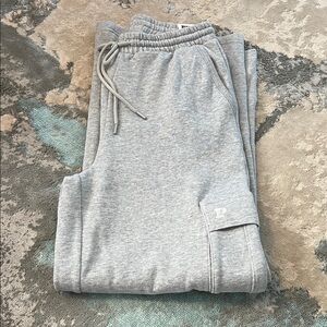 PINK Victoria's Secret Light Gray Cargo Sweatpants